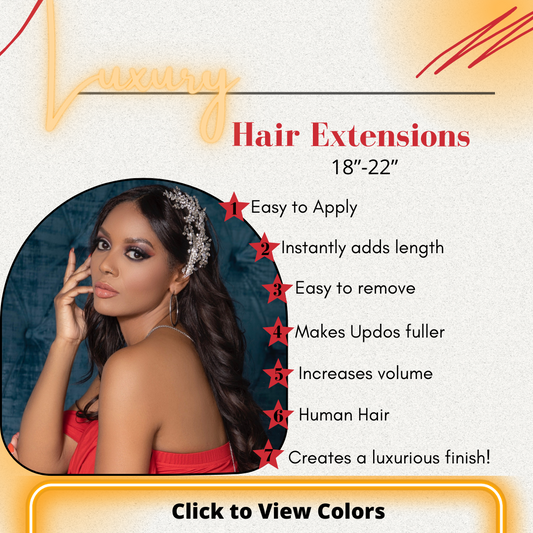Remy Clip-in Hair Extensions (100% Real Human Hair) Kinky Straight 18”-22''